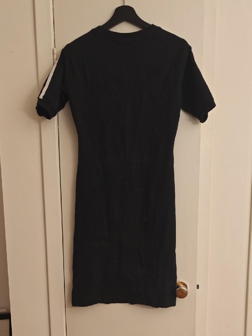 adidas Black Mini Dress with White Stripes - Picture 3 of 3
